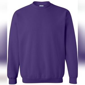 Gildan Purple Sweatershirt